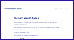 Desktop Screenshot of customwatchfaces.com
