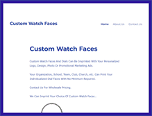 Tablet Screenshot of customwatchfaces.com